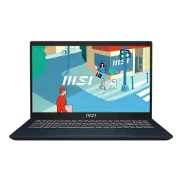 MSI Modern 15 B13M-259FR - Conception de charnière à 180 degrés - Intel Core i5 - 1335U - jusqu... (9S7-15H114-259)_5